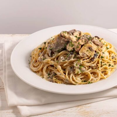 3 Mushroom with Truffle Oil Spaghetti