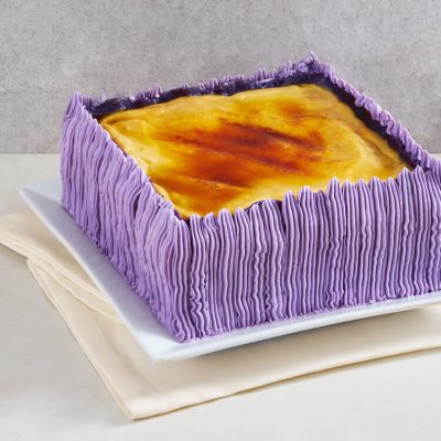 Ube Leche Flan Cake