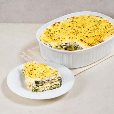 White Chicken and Spinach Lasagna