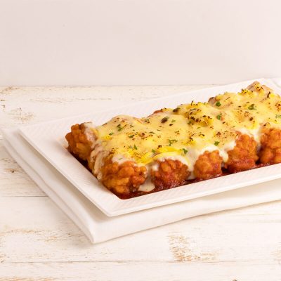 Baked Squid Marinara with Cheese