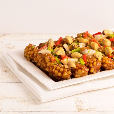 Medley of Mushroom Squid Teriyaki